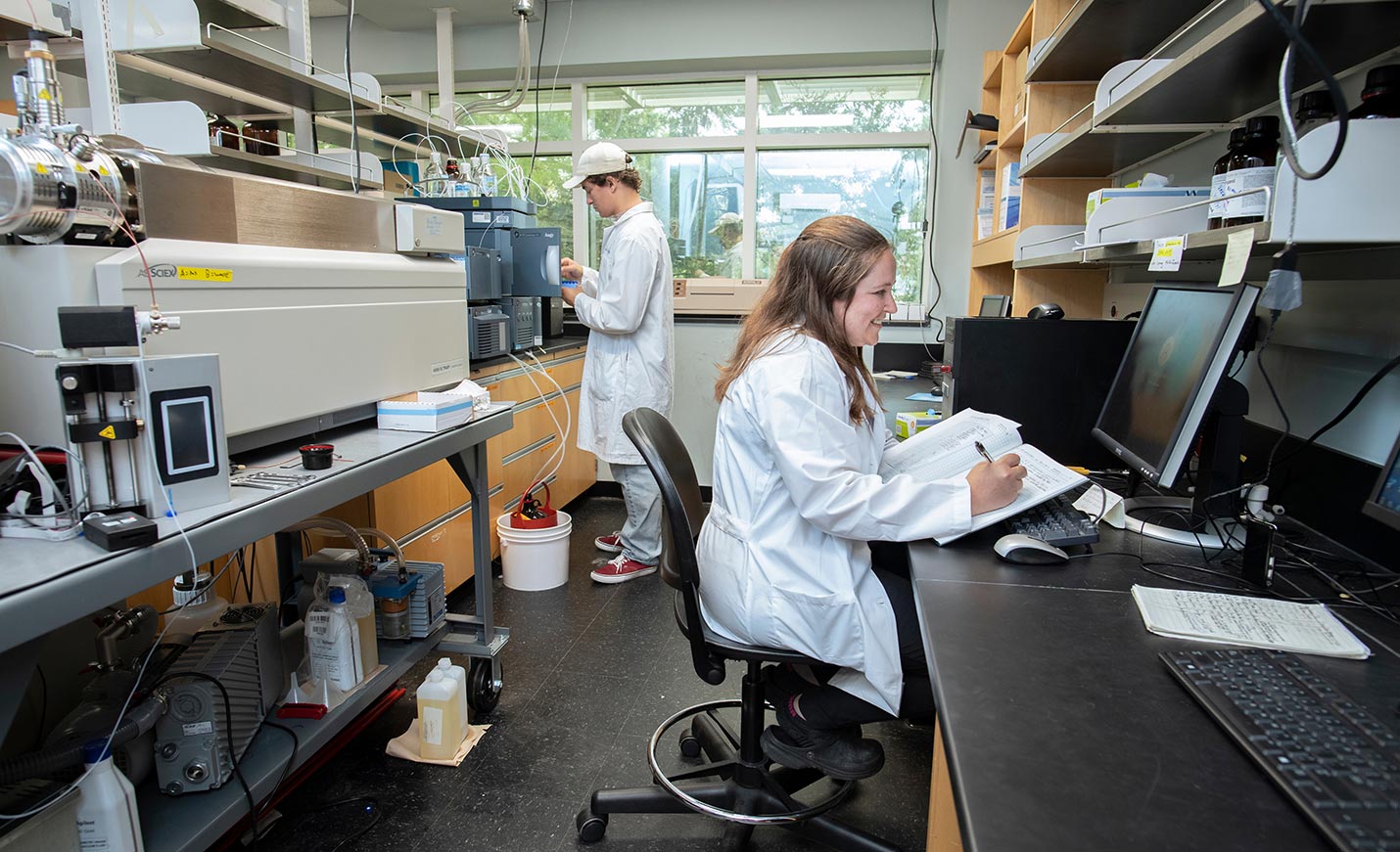Students in lab